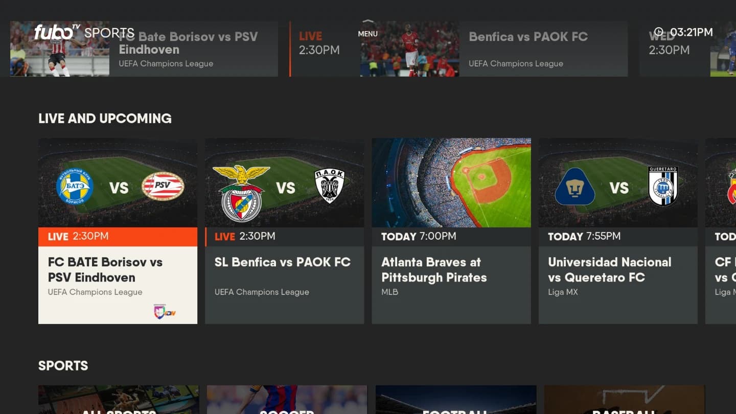 fuboTV — 1